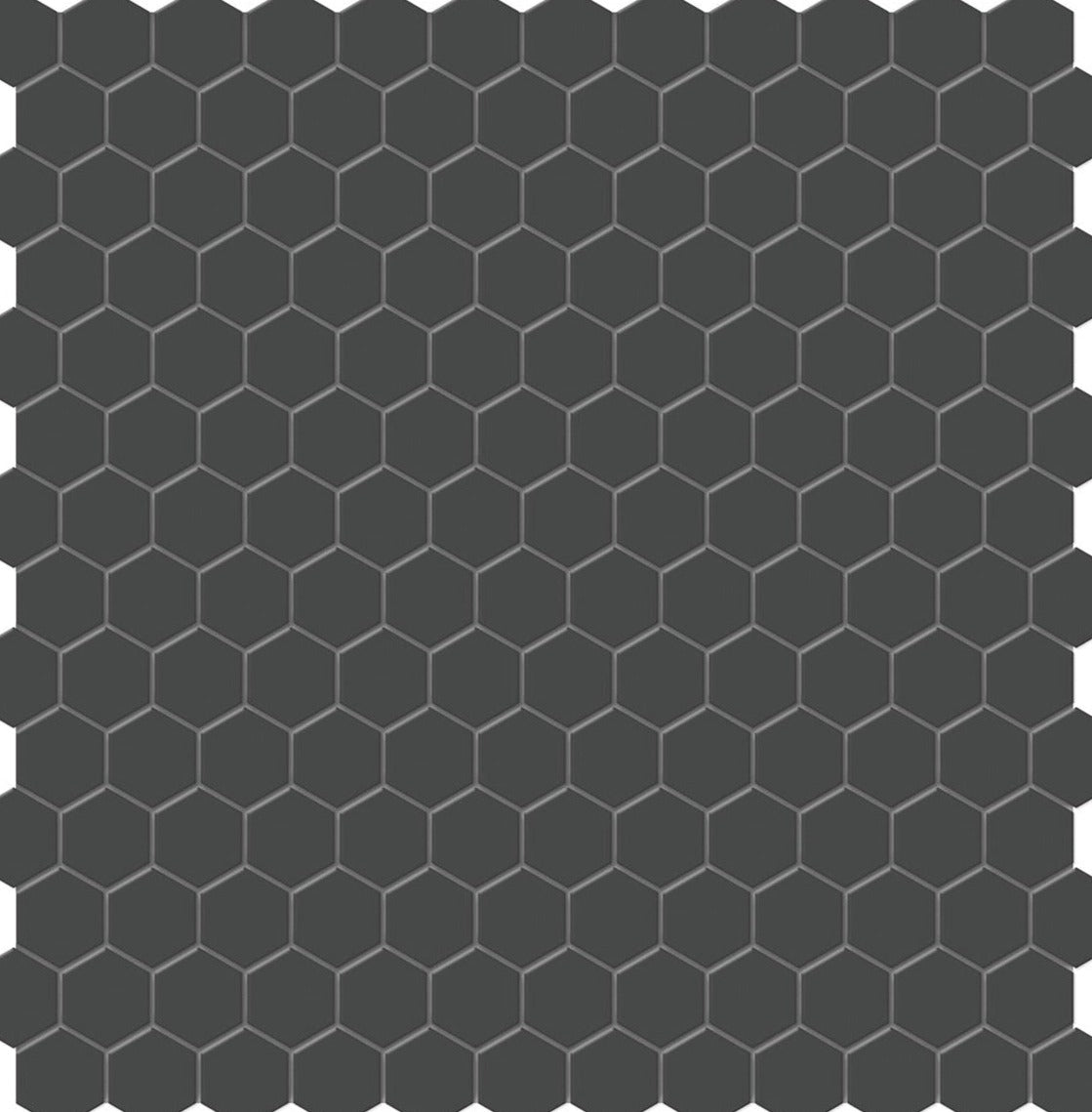 Hex Collection- 1'' Retro Black Nero Hexagon $6.39/sqf